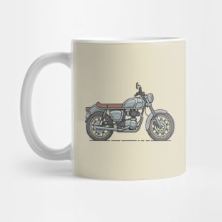 A classic motorcycle Mug